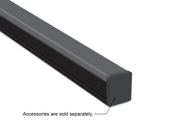 GL LED Skinny Dome YD-1418 Black Aluminum Channel with Black Diffuser provides subtle, uniform lighting with a modern, slim design. Made from anodized aluminum for superior heat dissipation and durability, it’s ideal for refined LED applications.