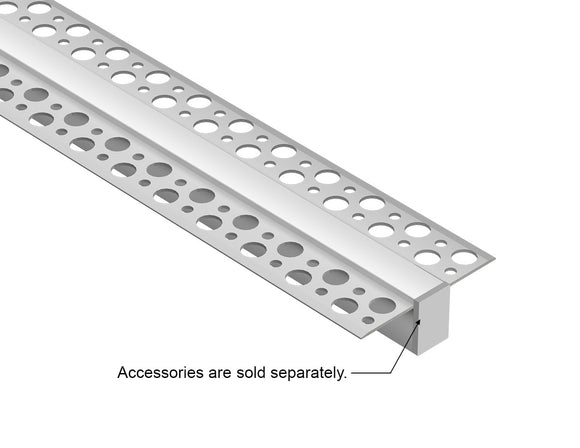 GL LED Slim Trimless Recess GLQ-5319 Aluminum Channel with Milky Diffuser offers seamless drywall integration for a clean, frameless lighting finish. Built from premium anodized aluminum for efficient heat dissipation and simple mud-in installation, it delivers elegant, uniform illumination for modern LED applications.