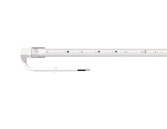 The bottom feed power cord accessory for the 120VAC LED strip lights.