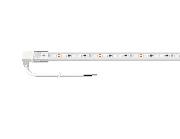 The bottom feed power cord accessory for the 120VAC Pro-S LED strip lights.
