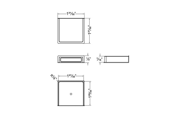 Undercabinet Light - LED RF Wireless - Door Sensor Control - Black
