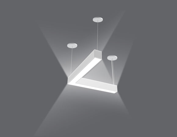 LED Linear Light - L8070 - Honeycomb Lens - L Shape