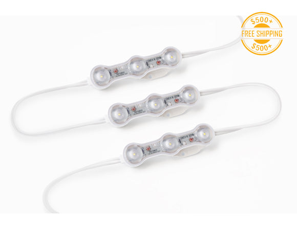 The LED module light uses a high-efficiency Samsung 2835 chip, ensuring excellent light transmittance and uniform illumination, making it ideal for lower channel lettering and signage applications.