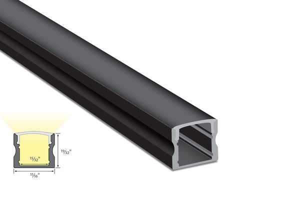 Dimensions of the YD 1202 aluminum channel.