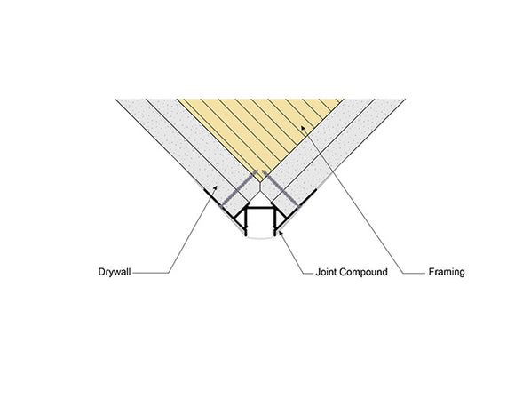 Example of installation for the BY 5324 aluminum channel.