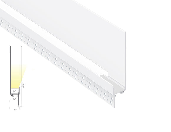 Dimensions of the GL 085 aluminum channel.