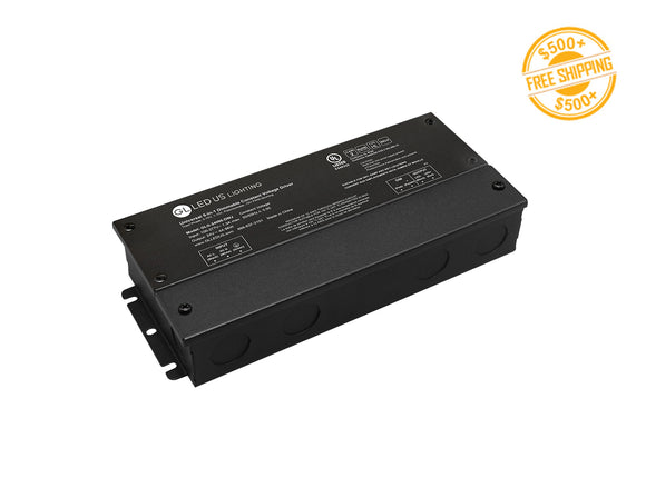 Constant voltage LED driver supporting 5 dimming methods in one unit.