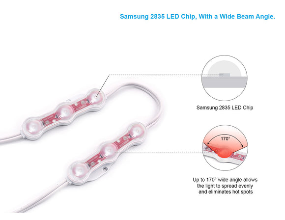 LED Module Light - Single Color - Red (200pcs/bag)