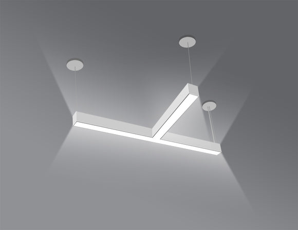 LED Linear Light - L8070 - Honeycomb Lens - T Shape