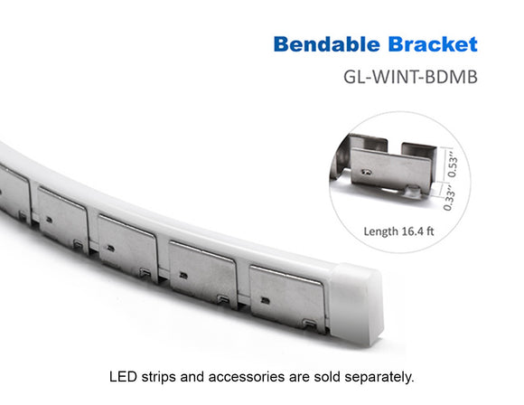 LED Side Bend Neon Light WINT Accessories - Silver Bendable Bracket