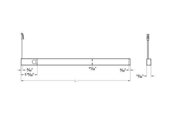 Undercabinet Light - Wave Sensor Dimmer - Integrated