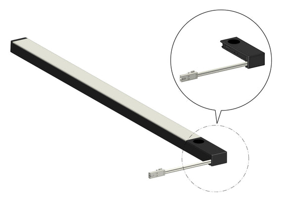 Plug & play solder-free kit with hand wave on/off and dimmer