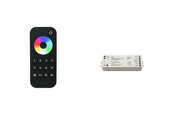 Enhance your lighting setup with this 4-Channel RGBW RF Remote Controller, designed for wireless control up to 30 meters. This high-performance LED controller supports color mixing, dimming, and brightness adjustments with a simple RF remote. Ideal for RGBW LED strip lights, smart home integration, and decorative lighting projects, it ensures seamless color transitions and efficient power management.