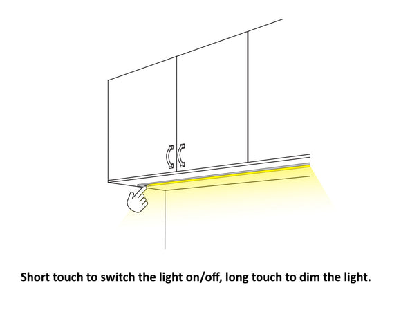 31134 Surface-Mounted Linear Light for under-cabinet, closet, and toe-kick illumination.