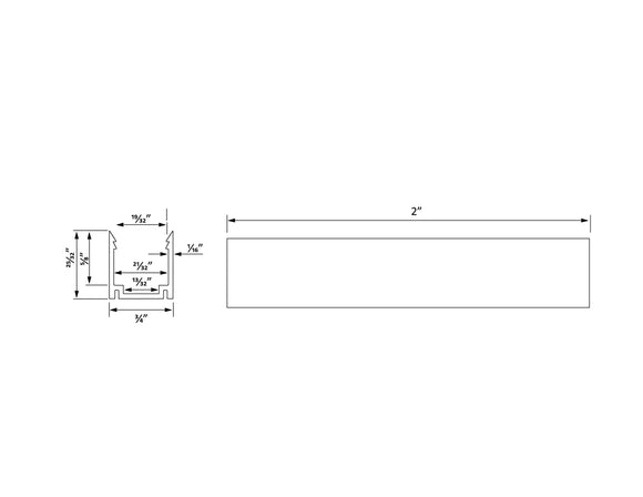 120V RGB LED Neon Light Accessories - Mounting Clip