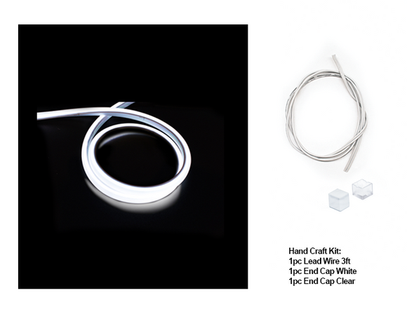 The hand craft kit for the 3D neon LED lights.