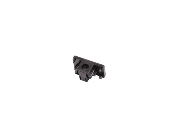 Black color Single Circuit Track System - H Type - End Cap.