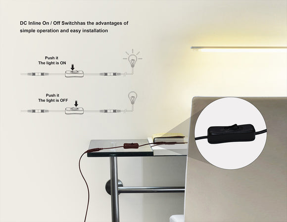 DC inline on/off switch connection diagram