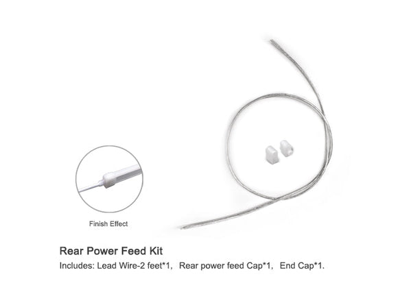 The rear power feed kit for the WINT side bend neon LED lights.