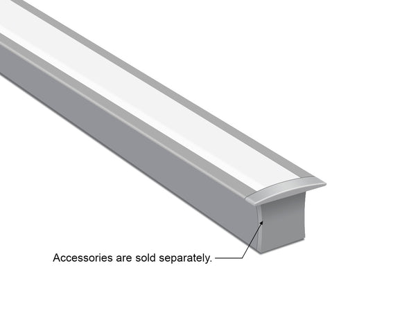 GL LED Skinny Recess GL-031 Aluminum Channel with Milky Diffuser offers consistent, glare-free illumination for tight recessed spaces. Engineered from anodized aluminum for strength and heat efficiency, it’s perfect for clean, professional LED strip lighting setups.