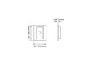 Aluminum Channel FLOOR RECESS Accessories - GL 034 End Caps (pair)-2
