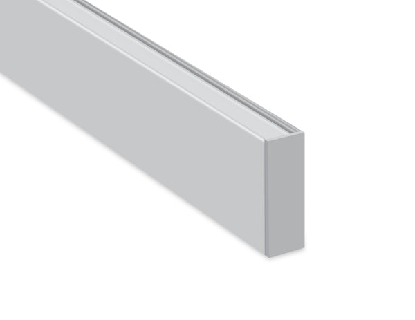 SCONCE-L - GL 049 Aluminum Channel + Milky Diffuser - 78” - 2