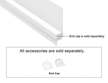 GL LED Wall Washer GL-085 Aluminum Channel with Milky Diffuser throws soft, even light across wall surfaces. Fabricated from anodized aluminum for superior heat dissipation and lasting strength, perfect for accentuating textures and architectural walls.