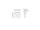 Aluminum Channel WALL WASHER Accessories - GL 085 End Caps (pair)-2