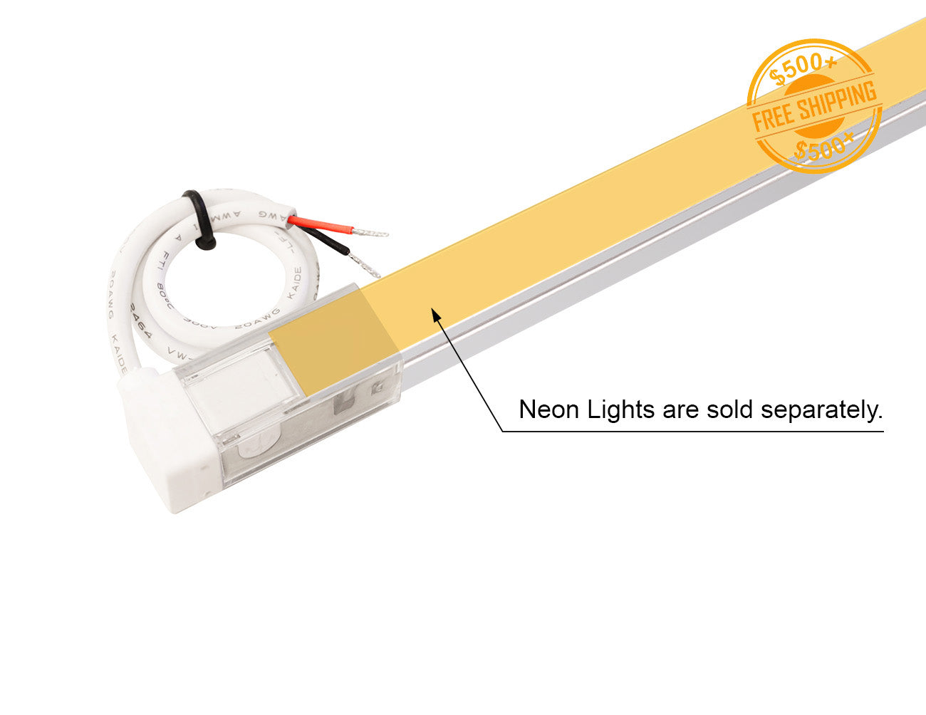 LED 1010N Neon Light - Top Bend Accessories - Power Lead | GL LED US ...