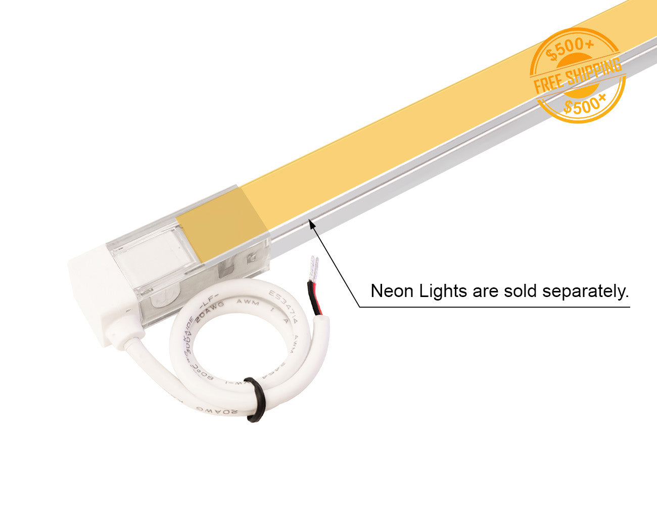 LED 1010N Neon Light - Top Bend Accessories - Power Lead | GL LED US ...