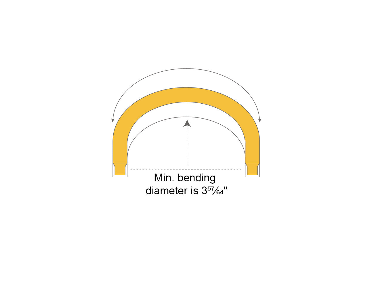 LED 1010N Neon Light - Side Bend - Single Color - Wet Location