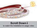 INFINITE Series 24VDC low voltage LED strip lights and a label for free shipping on orders over $500.