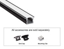 SLIM RECESS - YD 1201 Aluminum Channel - 24"  - Clearance-3