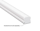 GL LED Slim Square YD-1202 White Aluminum Channel with Milky Diffuser ensures uniform, soft light diffusion with a smooth, minimalist profile. Designed for long-lasting durability and heat control, it enhances contemporary LED strip lighting projects.
