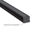 GL LED Slim Square YD-1202 Black Aluminum Channel with Black Diffuser produces subtle, glare-free illumination with a sleek, matte finish. Engineered for durability and optimal thermal performance, it suits sophisticated LED lighting applications.