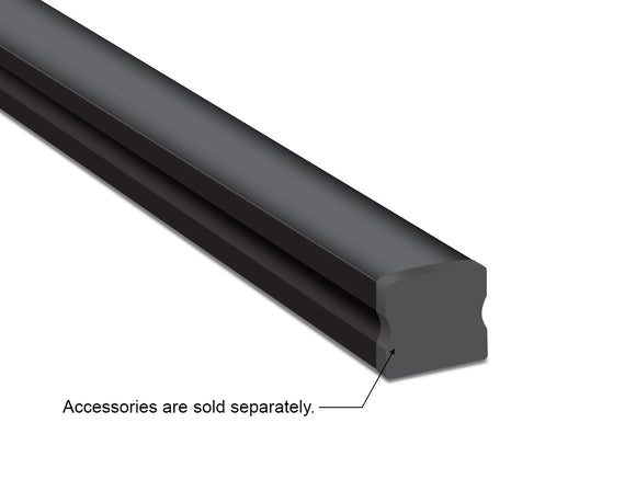 GL LED Slim Square YD-1202 Black Aluminum Channel with Black Diffuser produces subtle, glare-free illumination with a sleek, matte finish. Engineered for durability and optimal thermal performance, it suits sophisticated LED lighting applications.