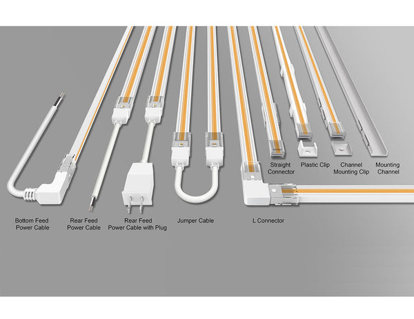 120V Dimmable LED Strip Light COB 4000K 91-100ft - 5