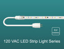 120V Dimmable LED Strip Light PRO-H White 51-60ft - 2