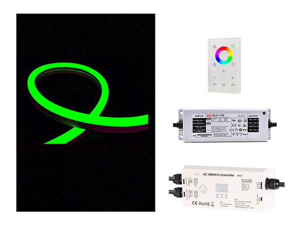 120V RGB LED Neon Light 1458-1620inches - 6