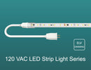 120VAC Pro-S LED Strip Lights are ELV dimmer compatible and feature multiple power cable options.