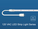 120VAC Pro-H LED Strip Lights are ELV dimmer compatible and feature multiple power cable options.