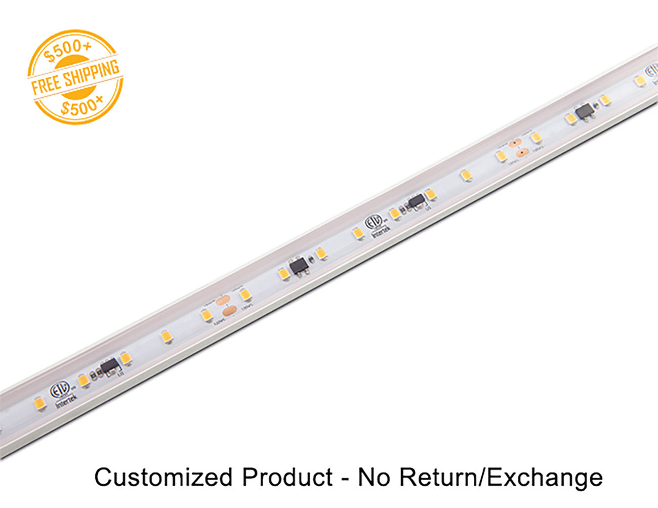 120VAC Pro-S LED Strip Lights are reliable, durable, and easy to install with customizable length.