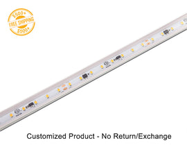 120VAC Pro-S LED Strip Lights are reliable, durable, and are a customized product with no returns or exchanges.