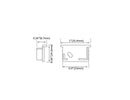 Aluminum Channel ANGLE RECESS-M Accessories - GLQ 1326 End Caps (pair)-3