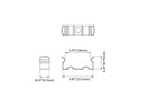 Aluminum Channel SQUARE DOME Accessories - YD 1604 Metal Clip (pc)-2