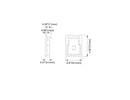 Aluminum Channel SQUARE DOME Accessories - YD 1604 End Caps (pair)-3