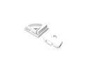 Aluminum Channel ROUND CORNER-S Accessories - GLQ 1616 End Caps (pair)-3