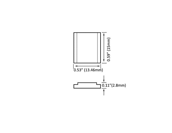Aluminum Channel Accessories - GLQ1711-GLQ1619 Magnetic Nugget (pc)