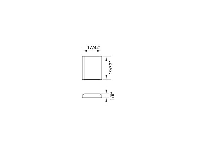 Aluminum Channel Accessories - GLQ1711-GLQ1619 Magnetic Nugget (pc)