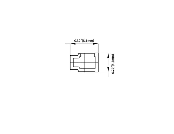 Aluminum Channel BOARD EDGE Accessories - JH 1713 End Caps (pair)